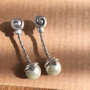 Brighton pearl drop earrings